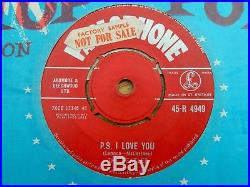 The Beatles 1962 Uk 1st Pressing Love Me Do Factory Sample Demo Vinyl
