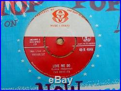 The Beatles 1962 Uk 1st Pressing Love Me Do Factory Sample Demo Vinyl
