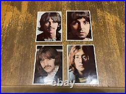 The Beatles 2 LP Shrink White Album Apple Records SWBO 101 + Poster 4 Photos