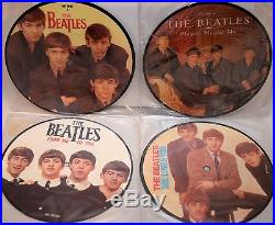 The Beatles 20th Anniversary 22 x Picture Discs Set 7 Vinyl 45RPM Singles UK