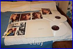 The Beatles 2LP Color Vinyl Gatefold Cover, Poster, 4 Color Pictures-THE WHITE