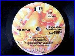 The Beatles A HARD DAY'S NIGHT 1977 Sunrise label NO STEREO RARE VG+/EX