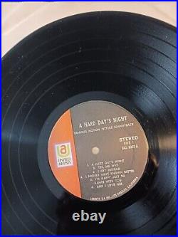 The Beatles A HARD DAY'S NIGHT STEREO UAS 6366 WEDGE LABEL MEGA RARE EX