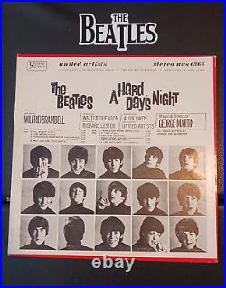 The Beatles A HARD DAY'S NIGHT STEREO UAS 6366 WEDGE LABEL MEGA RARE EX