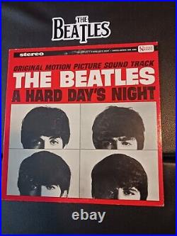 The Beatles A HARD DAY'S NIGHT STEREO UAS 6366 WEDGE LABEL MEGA RARE EX