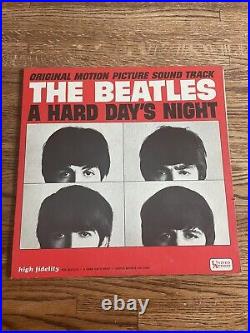 The Beatles A Hard Day's Night 1964 US 12 vinyl LP first pressing MONO