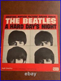 The Beatles A Hard Day's Night Original Monoaural Vintage 12'' Vinyl
