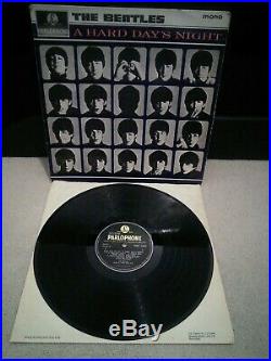 The Beatles A Hard Day's Night Vinyl 12 1st Press G&L Sleeve PMC 1230 1964 Ex