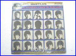 The Beatles A Hard Days Night Parlophone Black Disc Rare Lp India 214 Vg