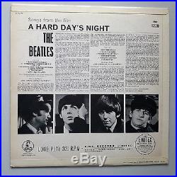 The Beatles A Hard Days Night Vinyl LP UK 1st Press -3N/-3N Mono EX+/EX+