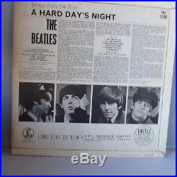 The Beatles A Hard Days Night Vinyl LP UK 1st Press Parlophone PMC 1230 Mono