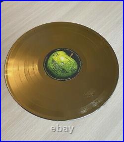 The Beatles Abbey Road 1969 Gold Vinyl Record