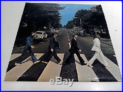 The Beatles Abbey Road 1st press No Her Majesty EX Vinyl LP Record PCS 7088