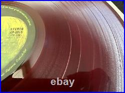 The Beatles Abbey Road EX WITH OBI Red Vinyl Japan First Pressing AP-8815
