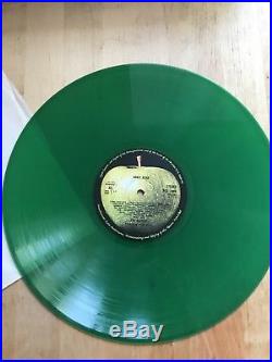 The Beatles Abbey Road Green Vinyl UK VGC YEX 49/50+Free Million Sellers 7 Disc
