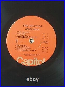 The Beatles Abbey Road LP Vinyl Album Come Together Vintage Record The End