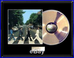 The Beatles Abbey Road Lp Rare Framed Silver Disc Vinyl Record Non Riaa Award