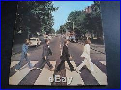 The Beatles Abbey Road Lp Record Uk Green Color Vinyl Nm Original 1st Press
