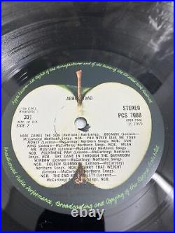 The Beatles Abbey Road RARE 1969 1st Press Misaligned Apple UK plays EX Amazing