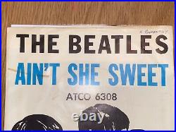The Beatles Aint She Sweet Nobodys Child ATCO 6408 VG+ Vinyl 45rpm