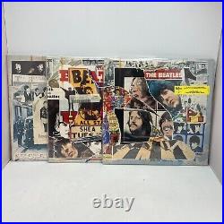 The Beatles Anthology Lot Vinyl Records Sealed UK 1996 RARE 3xLP Hype Sticker