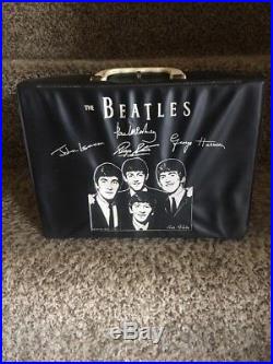 The Beatles Black Air Flight Vinyl Lunchbox