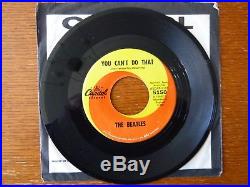 The Beatles'Can't Buy Me Love' Original Capitol Picture Sleeve + 45rpm Vinyl