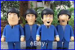 The Beatles Can't Buy Me Love PVC Vinyl 28cm Action Figures 4 in 1 Full Set