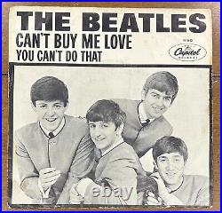 The Beatles-Can't Buy Me Love / You Can't Do That -Vinyl 45 withPicture Sleeve