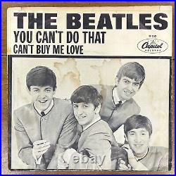 The Beatles-Can't Buy Me Love / You Can't Do That -Vinyl 45 withPicture Sleeve