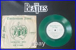 The Beatles Canada EP PRO 909 TWICKENHAM JAMS Green Vinyl WithPicture Sleeve