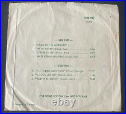 The Beatles Canada EP PRO 909 TWICKENHAM JAMS Green Vinyl WithPicture Sleeve