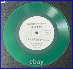 The Beatles Canada EP PRO 909 TWICKENHAM JAMS Green Vinyl WithPicture Sleeve