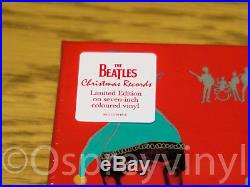 The Beatles Christmas Records Coloured vinyl 7x 7 Box Set Sealed Fan Club