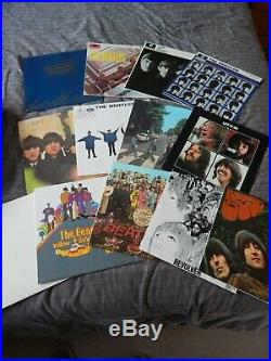 The Beatles Collection 14 Vinyl Lps Blue Box Set Mint Vinyls