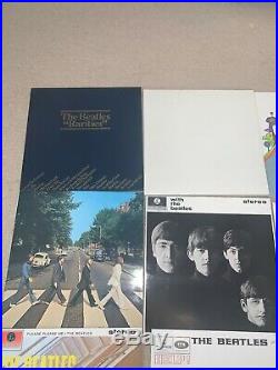 The Beatles Collection Blue Box Vinyl With All INSERTS Good Condition