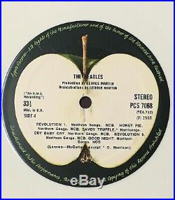 The Beatles Extremely Rare Uk Pressed 1978 White Vinyl White Album Exc Condition