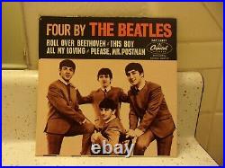 The Beatles Four by The Beatles Rare Blue/Green Label