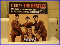 The Beatles Four by The Beatles Rare Blue/Green Label