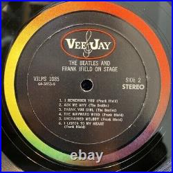 The Beatles & Frank Ifield On Stage US Vee-Jay Records LP Vinyl Portrait Cover