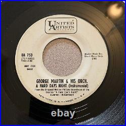 The Beatles George Martin and His Orch. A Hard Day's Night UA Original 45 Promo
