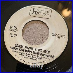 The Beatles George Martin and His Orch. A Hard Day's Night UA Original 45 Promo