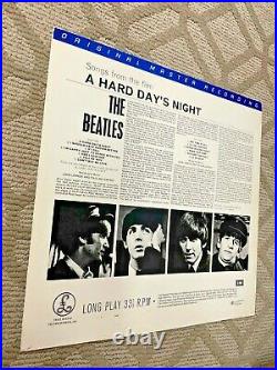 The Beatles Hard Day's Night Mfsl Original Master Recording Vinyl Lp