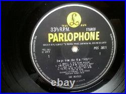 The Beatles Help -1/-1 1st Press Stereo VG Vinyl Record PCS 3071 KT Tax Code