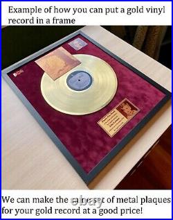 The Beatles Help! 1965 Gold Vinyl Record