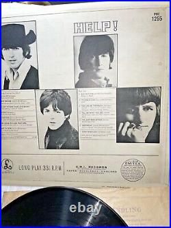 The Beatles Help! 1965 Mono Vinyl Lp Record Pmc 1255 Variation A First Press
