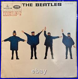 The Beatles Help! Uk 1st Press Mono Vinyl Lp Pmc 1255 (xex 549-2 & 550-2) Exc