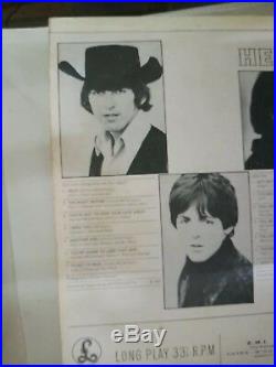 The Beatles Help Vinyl Lp Mega Rare 1st label press silver black parlophone NM