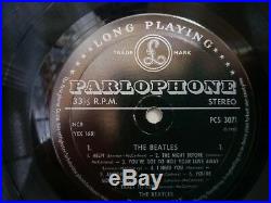 The Beatles Help Vinyl Lp Mega Rare 1st label press silver black parlophone NM