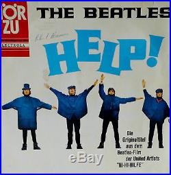 The Beatles Help! Vinyl VG+ LP HÖR ZU SHZE 162 LP 1966 RE, misprint